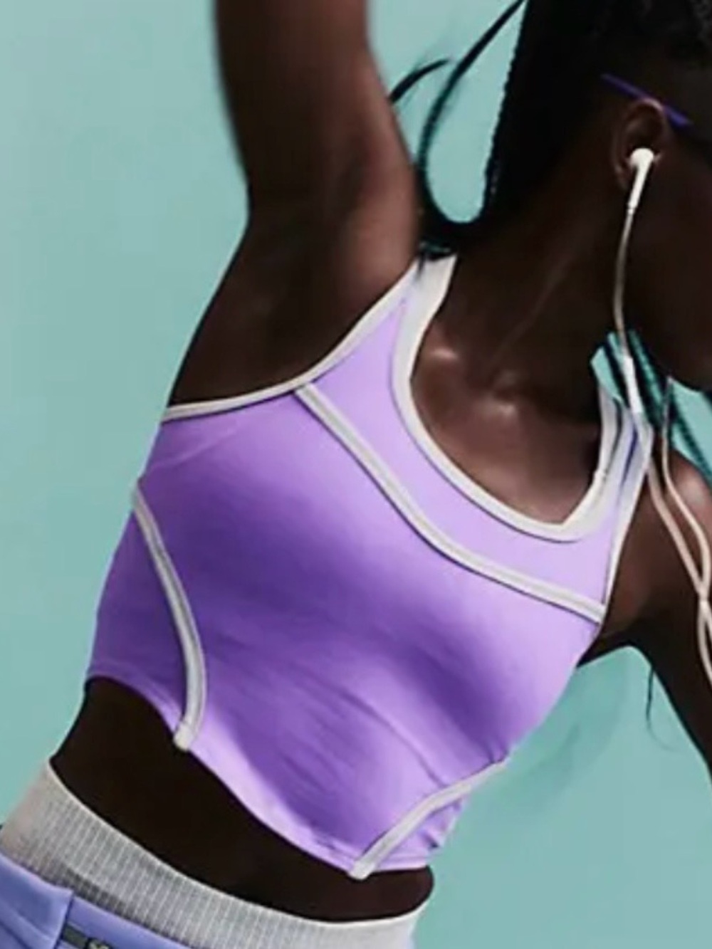 FP Movement Free People Cross Bar Cami Superberry Purple XS/S